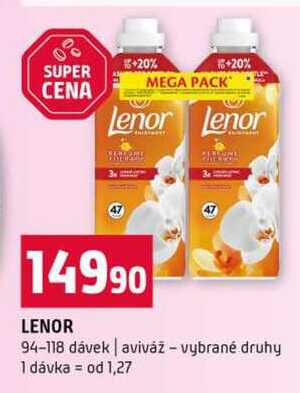 LENOR 94-118 dávek aviváž vybrané druhy