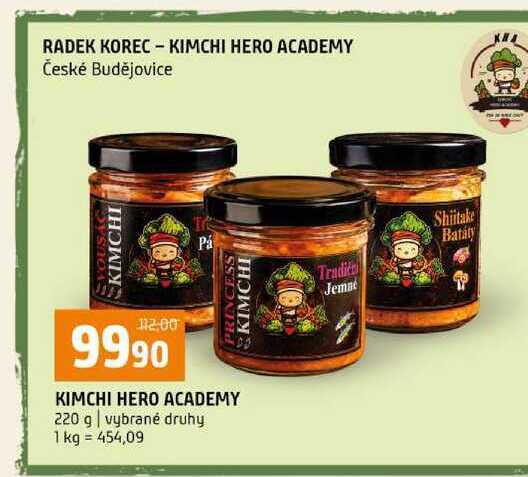 KIMCHI HERO ACADEMY 220 g vybrané druhy
