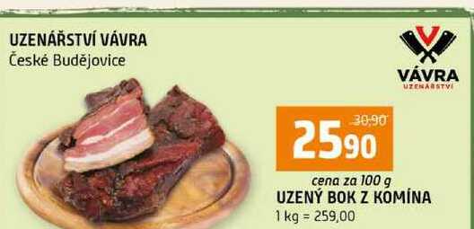 UZENÝ BOK Z KOMÍNA 100g