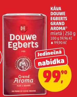 KÁVA DOUWE EGBERTS GRAND AROMA mletá, 250 g