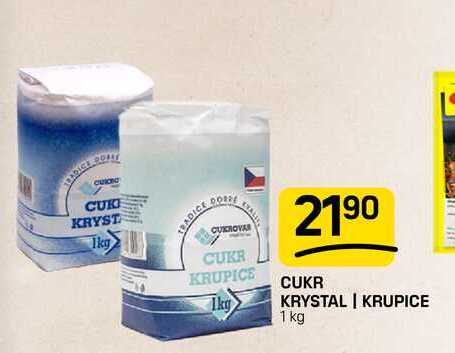 CUKR KRYSTAL | KRUPICE 1kg  v akci