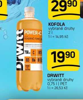 DRWITT vybrané druhy 0,75l