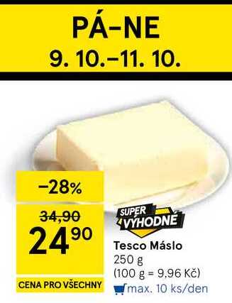 Tesco Máslo, 250 g