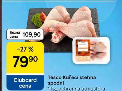 Tesco Kuřecí stehna spodní, 1 kg