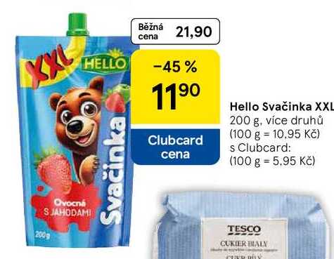 Hello Svačinka XXL, 200 g, více druhů  