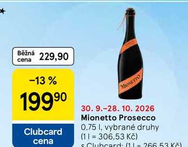 Mionetto Prosecco, 0.75 l