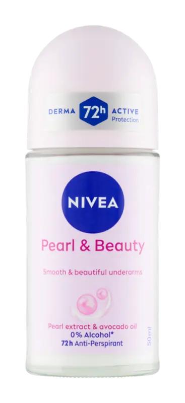 NIVEA Antiperspirant roll-on pro ženy Pearl & Beauty, 50 ml