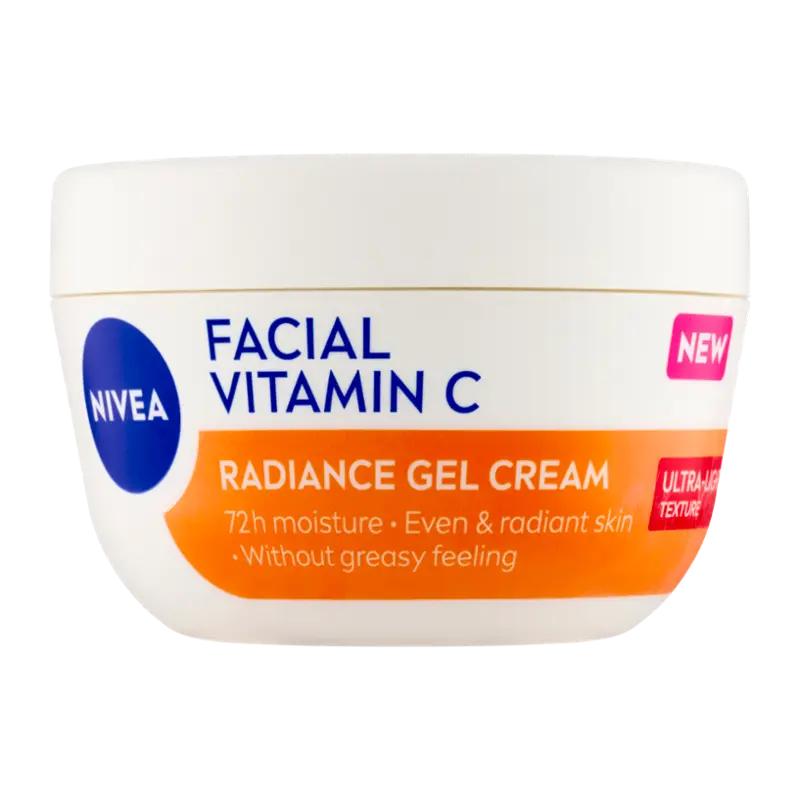 NIVEA Rozjasňující gelový krém Facial Vitamín C, 100 ml