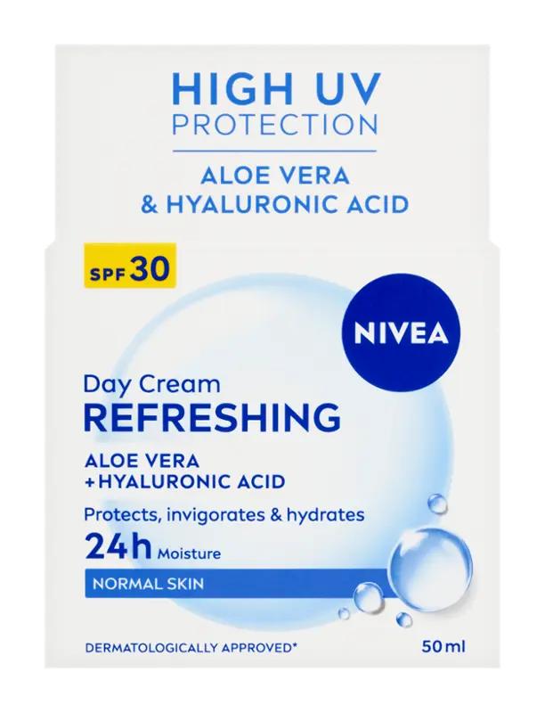 NIVEA Osvěžující denní krém pro normální až smíšenou pleť SPF30, 50 ml