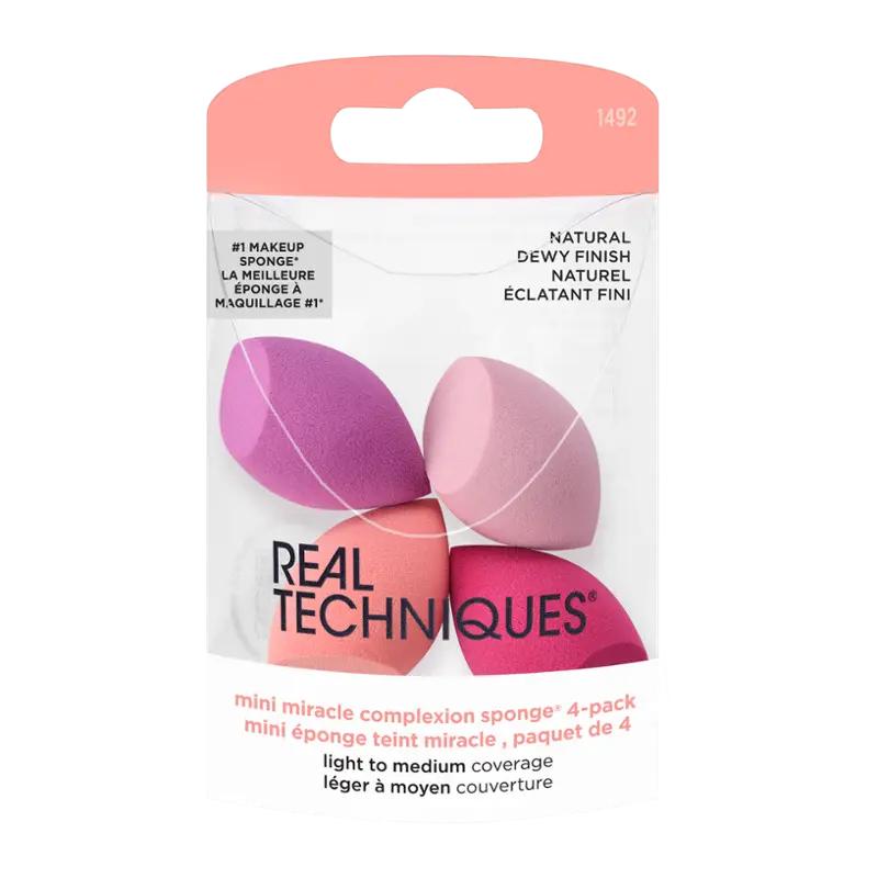 Real Techniques Houbičky na make-up mini, 4 ks