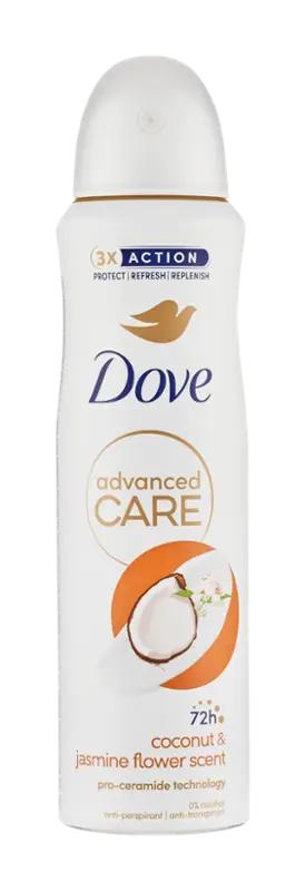 Dove Antiperspirant sprej pro ženy Advanced Kokos, 150 ml
