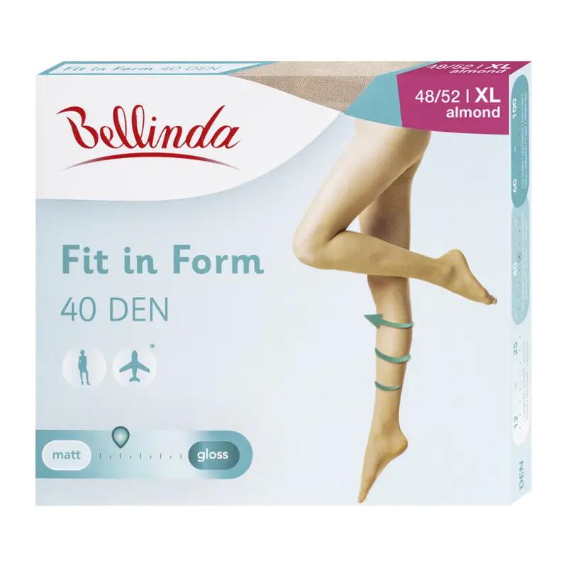 Bellinda Punčochové kalhoty Fit In Form almond 40 DEN vel. XL, 1 ks