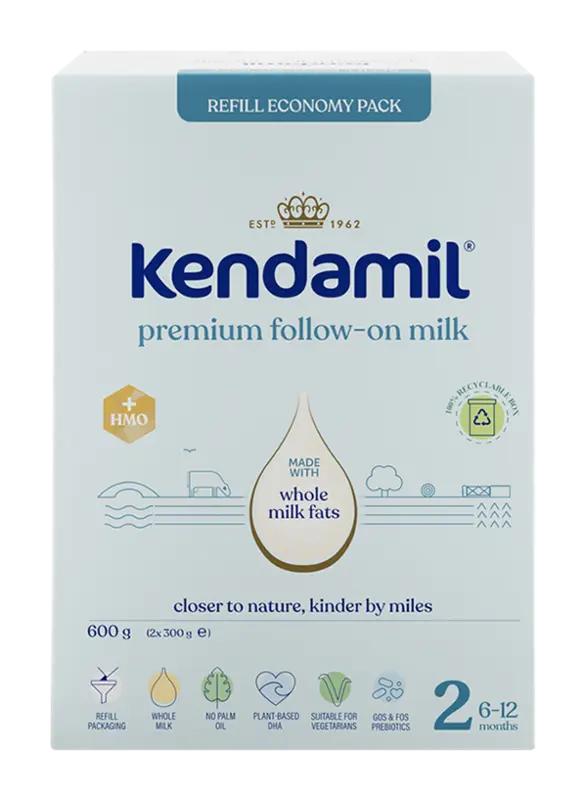 Kendamil Pokračovací kojenecké mléko Premium 2, 6m+, 600 g