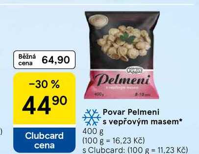 Povar Pelmeni s vepřovým masem, 400 g