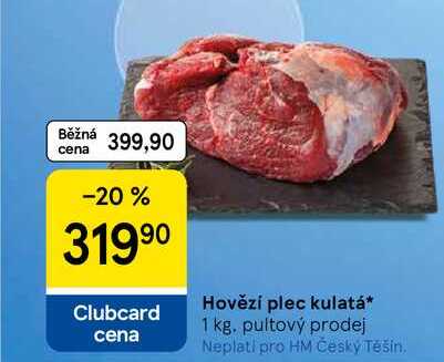 Hovězí plec kulatá, 1 kg 