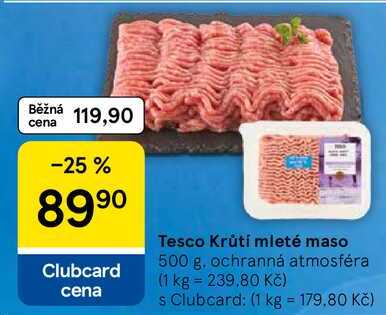 Tesco Krůtí mleté maso, 500 g