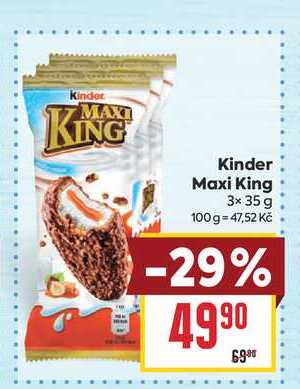Kinder Maxi King 3x 35 g