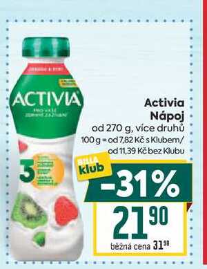 Activia Nápoj od 270 g