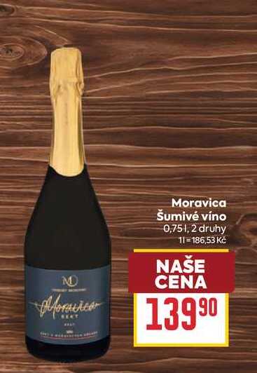 Moravica Šumivé víno 0,75l