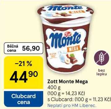 Zott Monte Mega, 400 g