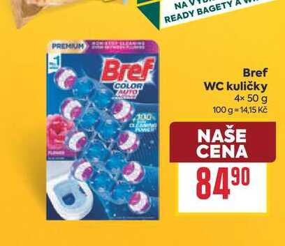 Bref WC kuličky 4× 50 g