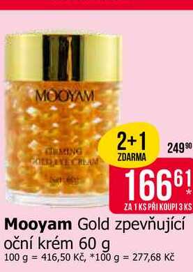 Mooyam Gold zpevňující oční krém 60 g