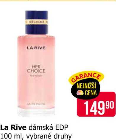 La Rive dámská EDP 100 ml, vybrané druhy