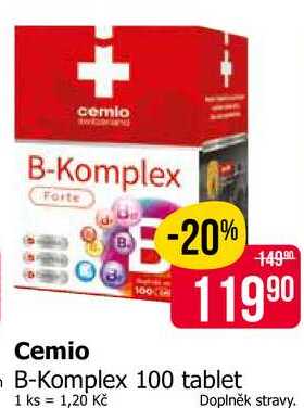 Cemio B-Komplex 100 tablet