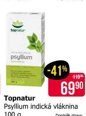 Topnatur Psyllium indická vláknina 100g