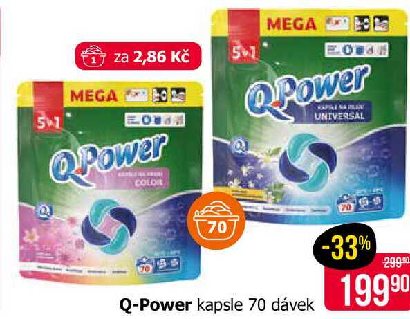 Q-Power kapsle 70 dávek