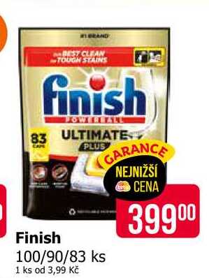 Finish tablety do myčky 100/90/83 ks