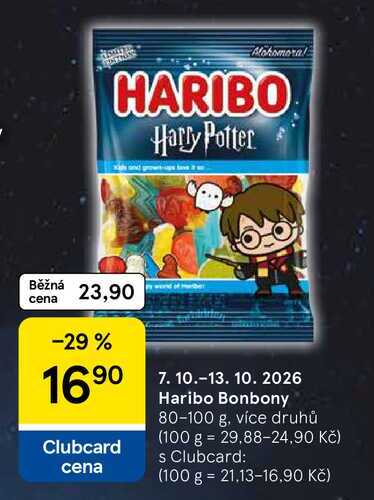 Haribo Bonbony, 80-100 g, více druhů