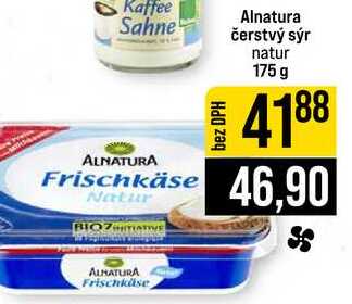 Alnatura čerstvý sýr natur 175 g