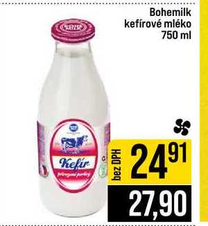 Bohemilk kefírové mléko 750 ml