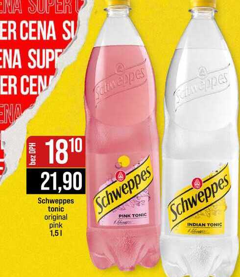 Schweppes tonic original pink 1,5l