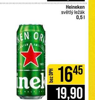 Heineken světlý ležák 0,5l