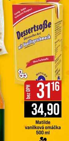 Matilde vanilková omáčka 500 ml