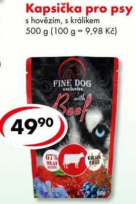 Kapsička pro psy, 500 g