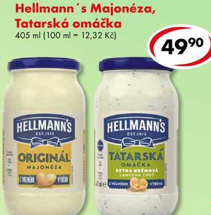 Hellmann's Majonéza, Tatarská omáčka, 405 ml