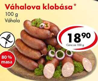 Váhalova klobása, 100 g