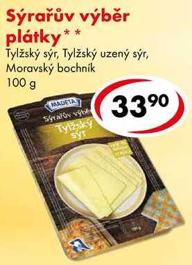 Sýrařův výběr plátky, 100g  