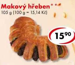 Makový hřeben, 105 g