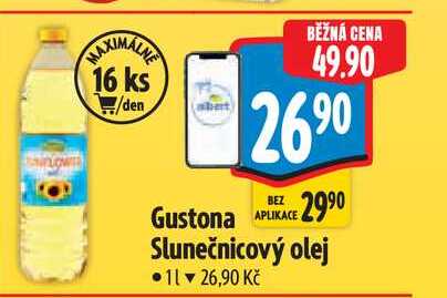   Gustona  Slunečnicový olej 1 l