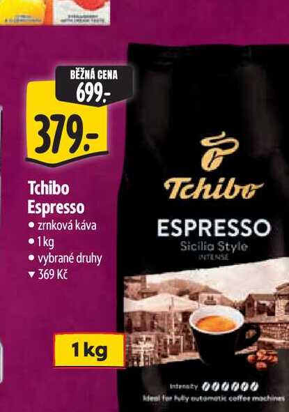 Tchibo Espresso zrnková káva 1kg