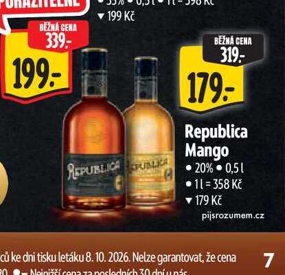 Republica Mango 0,5 l