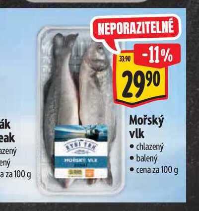 Mořský vlk 100 g