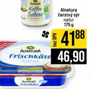 Alnatura čerstvý sýr natur 175 g