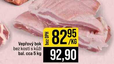 Vepřový bok bez kosti s kůží 1kg