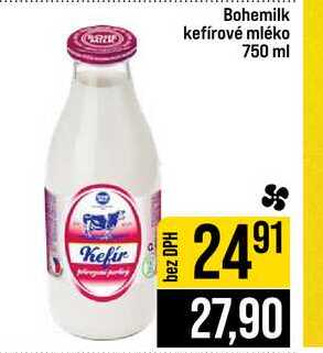 Bohemilk kefírové mléko 750 ml 