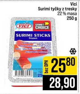 Vici Surimi tyčky z tresky 22% masa 250 g